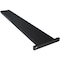 Ekena Millwork 2 1/2"W x 18"D Countertop Island Steel Heavy Duty Bracket w/ Flange, Powder Coated Black BKTM02X18IBPBL - alternate 3